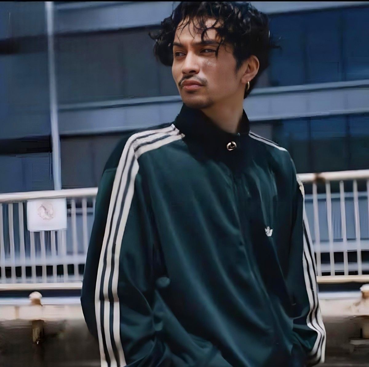 adidas★ベッケンバウアー トラックジャケット★ジャージ★スポーツウェア★グリーン★XL★常田大希着用★春夏秋冬★匿名送料無料