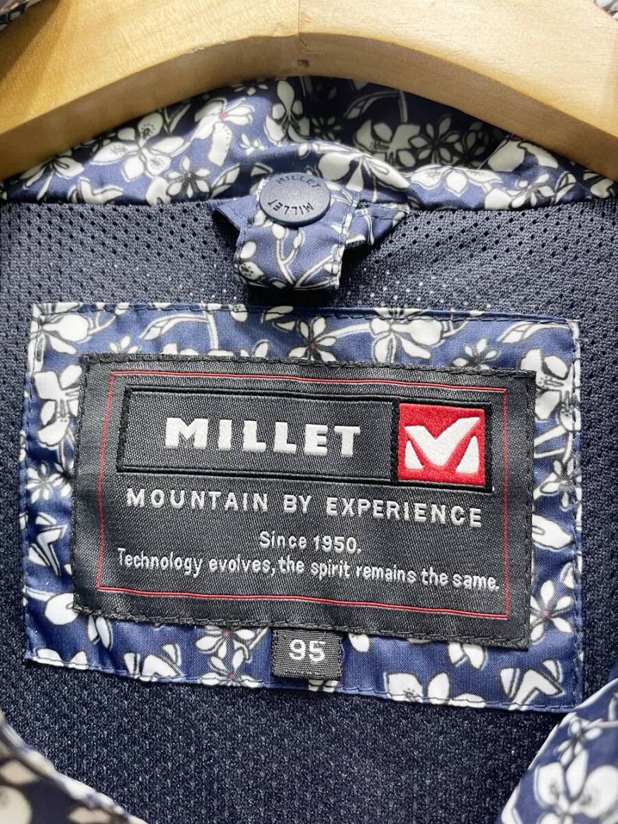 (V1494) MILLET WINDBREAKER JACKET ウィンドブレーカー ジャケット レディース M サイズ 正規品_画像4