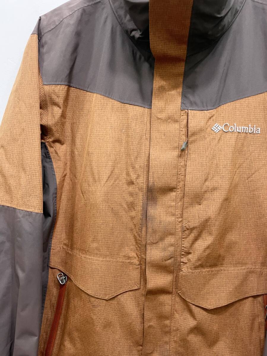 (V1547) COLOMBIA OMNI-TECH WINDBREAKER JACKET ウィンドブレーカー ジャケット メンズ L サイズ 正規品_画像3