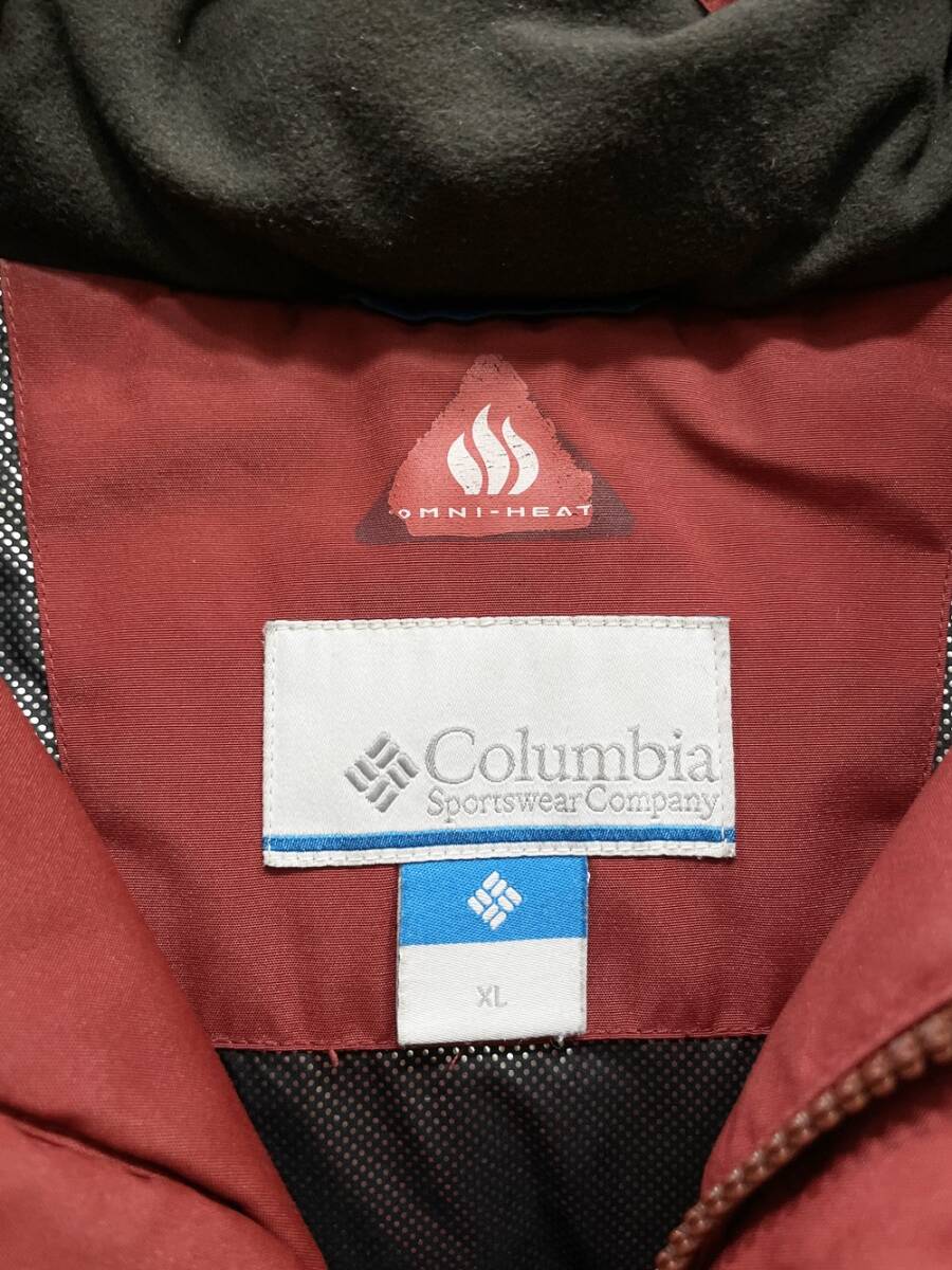 (V1718) コロンビア COLOMBIA OMNI-HEAT ダウンジャケット メンズ XL サイズ 正規品_画像9