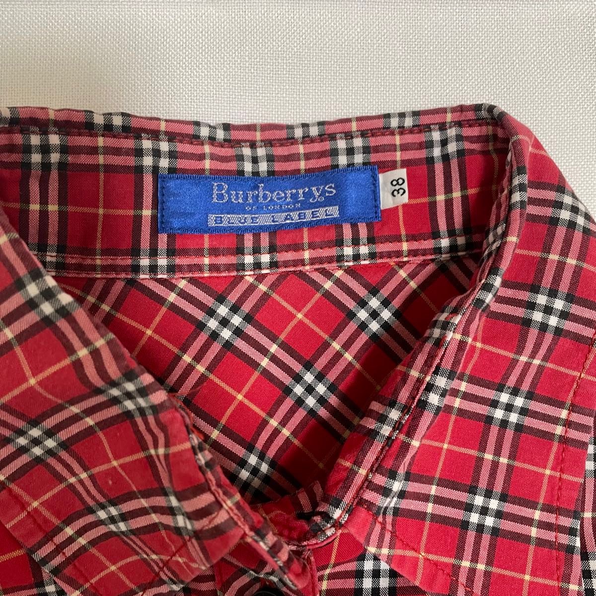 Burberry's BLUELABEL バーバリーズ　ブルーレーベル　　長袖チェックシャツ BURBERRY バーバリー