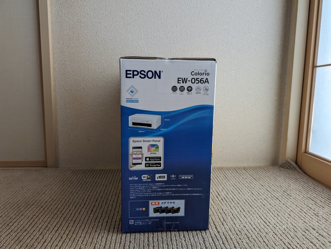 EW-056A インクジェット プリンター　エプソン EPSON　カラリオ　複合機　無線LAN（インク MED-4CL なし） EW-052Aの後継機　Colorio