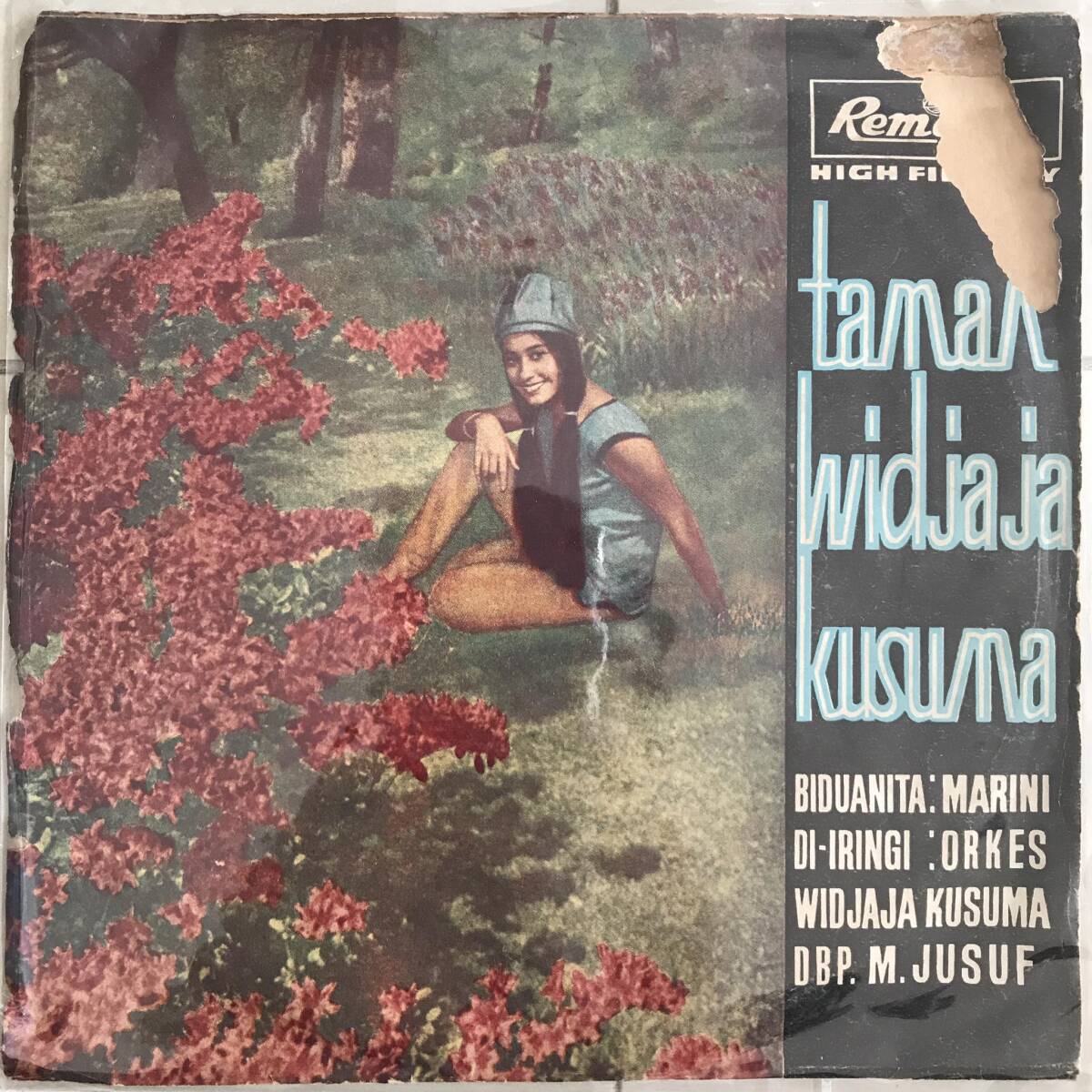 EP Indonesia「 Marini 」インドネシア Tropical Jazzy Bossa Lounge 60's 幻稀少盤 人気歌手 _画像1