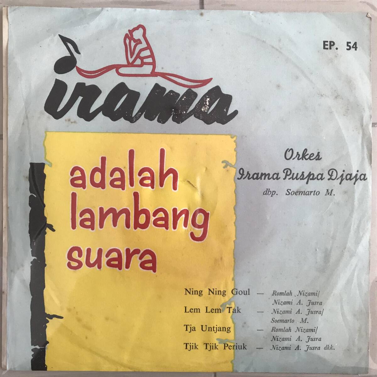 EP Indonesia「 Orkes Irama Puspa Djaja 」インドネシア Tropical Jazzy Latin Lounge 60's 幻稀少名盤 _画像1