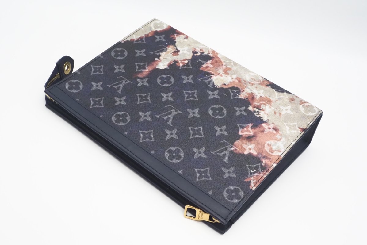 ☆安心の３大保証☆ Aランク ≪LOUIS VUITTON ルイ ヴィトン/クラッチバッグ≫ M82825 モノグラム ブリーチ ヴォワヤージュ ノワール 極美_画像3