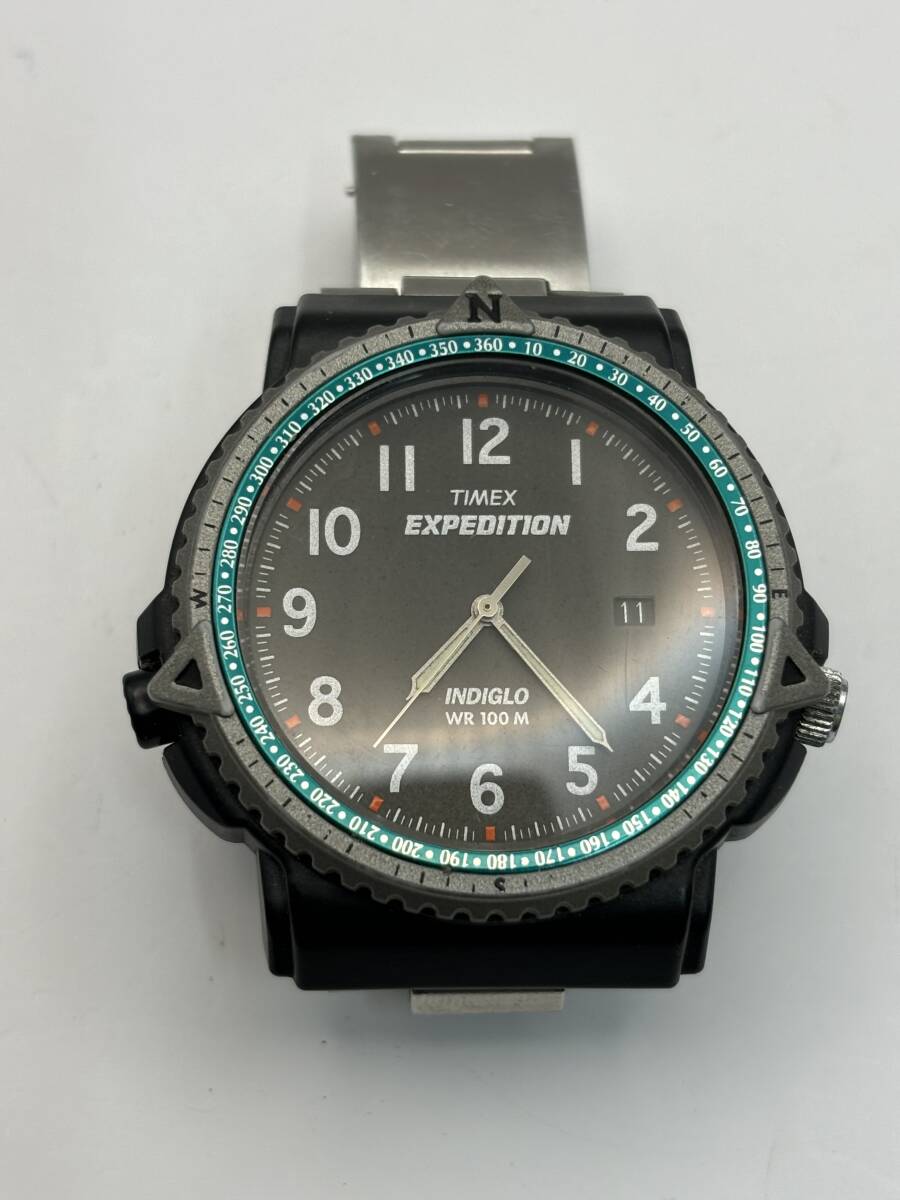 【希少美品】TIMEX(タイメックス) 腕時計 INDIGLO CR2016 CELLメンズ　不動品★240管理番号_画像3