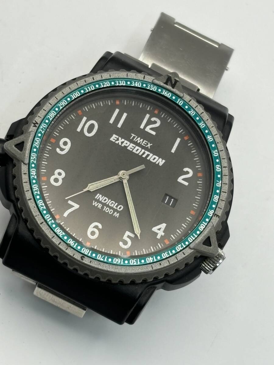 【希少美品】TIMEX(タイメックス) 腕時計 INDIGLO CR2016 CELLメンズ　不動品★240管理番号_画像4