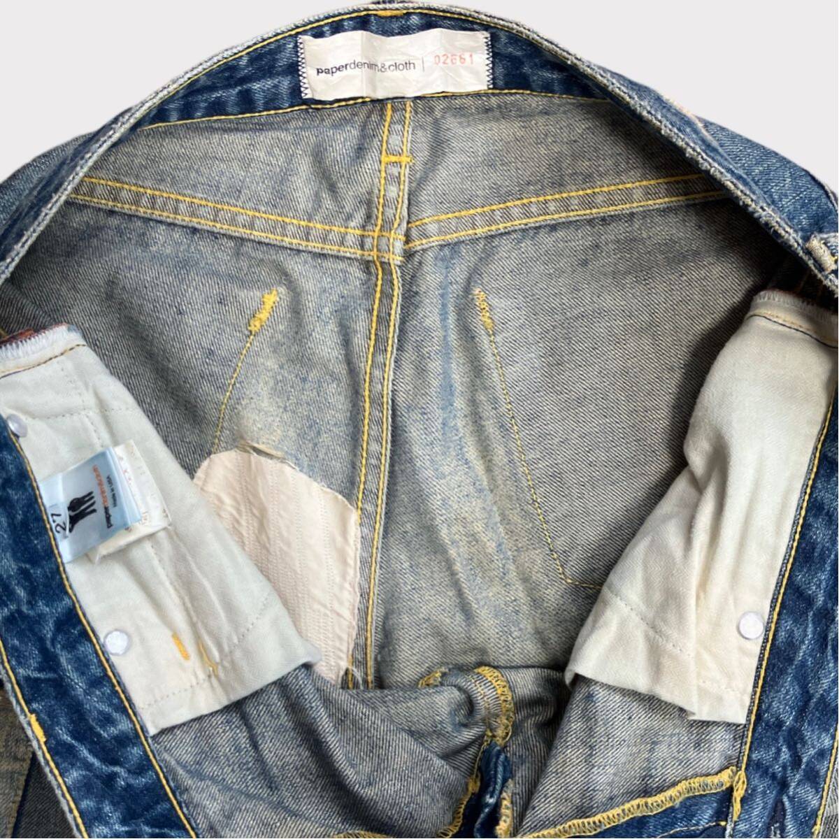 paper denim & cloth デニム 汚し、ダメージ加工 アメリカ製 27_画像9