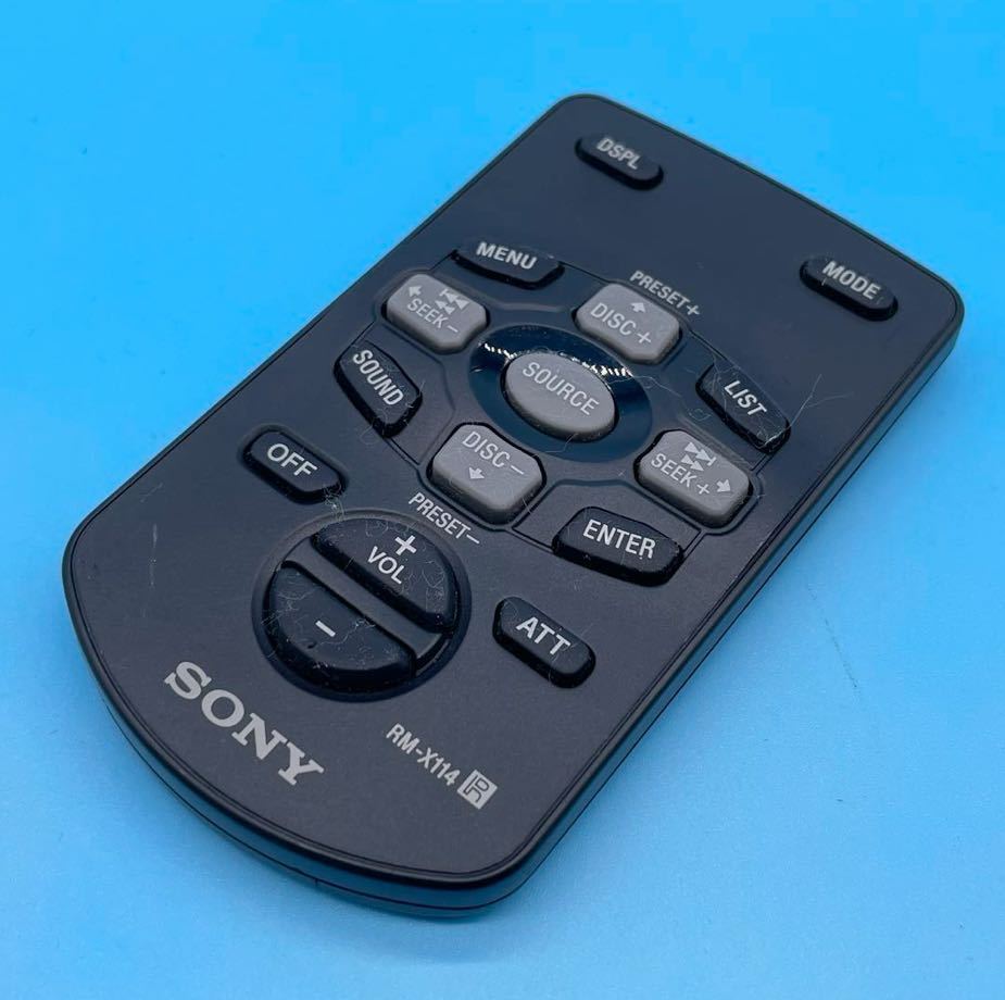 C090] free shipping with guarantee SONY Sony car audio remote control RM-X114