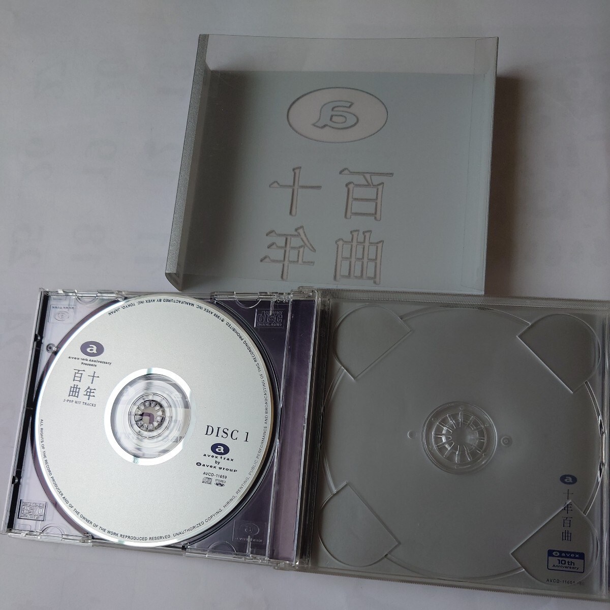 美品avex 10th Anniversary Presents「十年百曲」J-POP HIT TRACKS(安室奈美恵、globe、MAX、相川七瀬、trf、浜崎あゆみ、V6ほか)2枚組CD_画像5