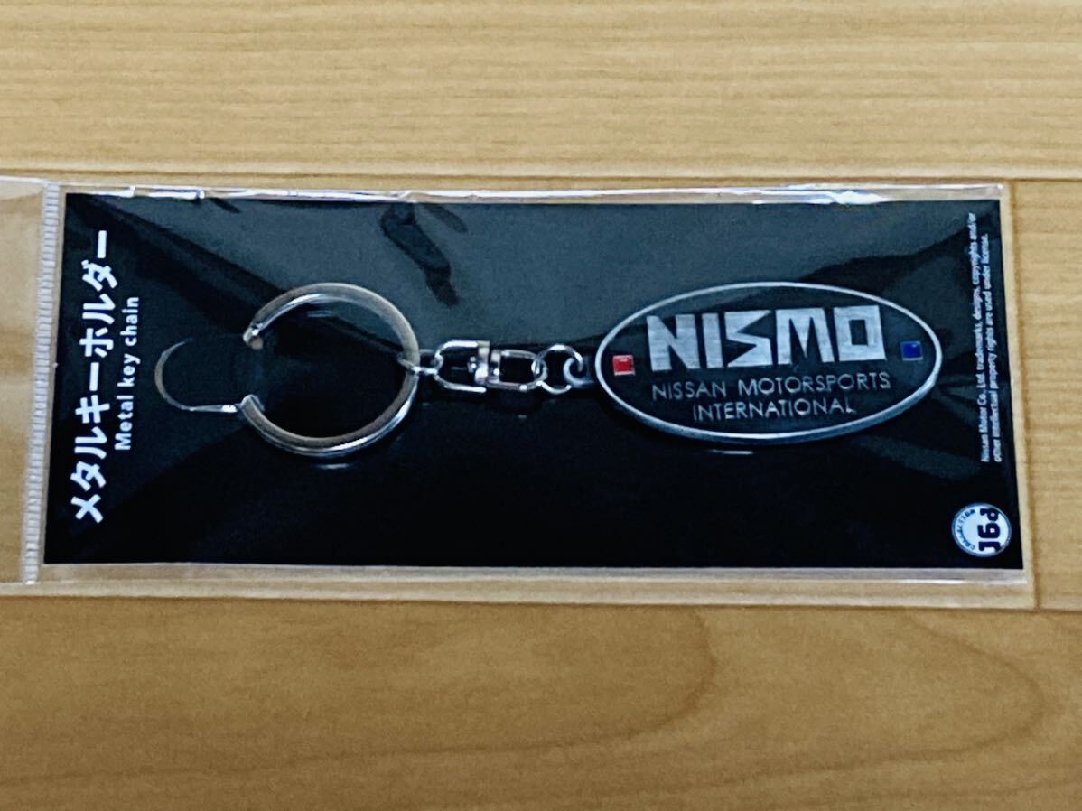 未開封 未使用 NISMO GT-R 旧ロゴ 初期ロゴエンブレム メタルキーホルダー ニスモ GTR _画像3