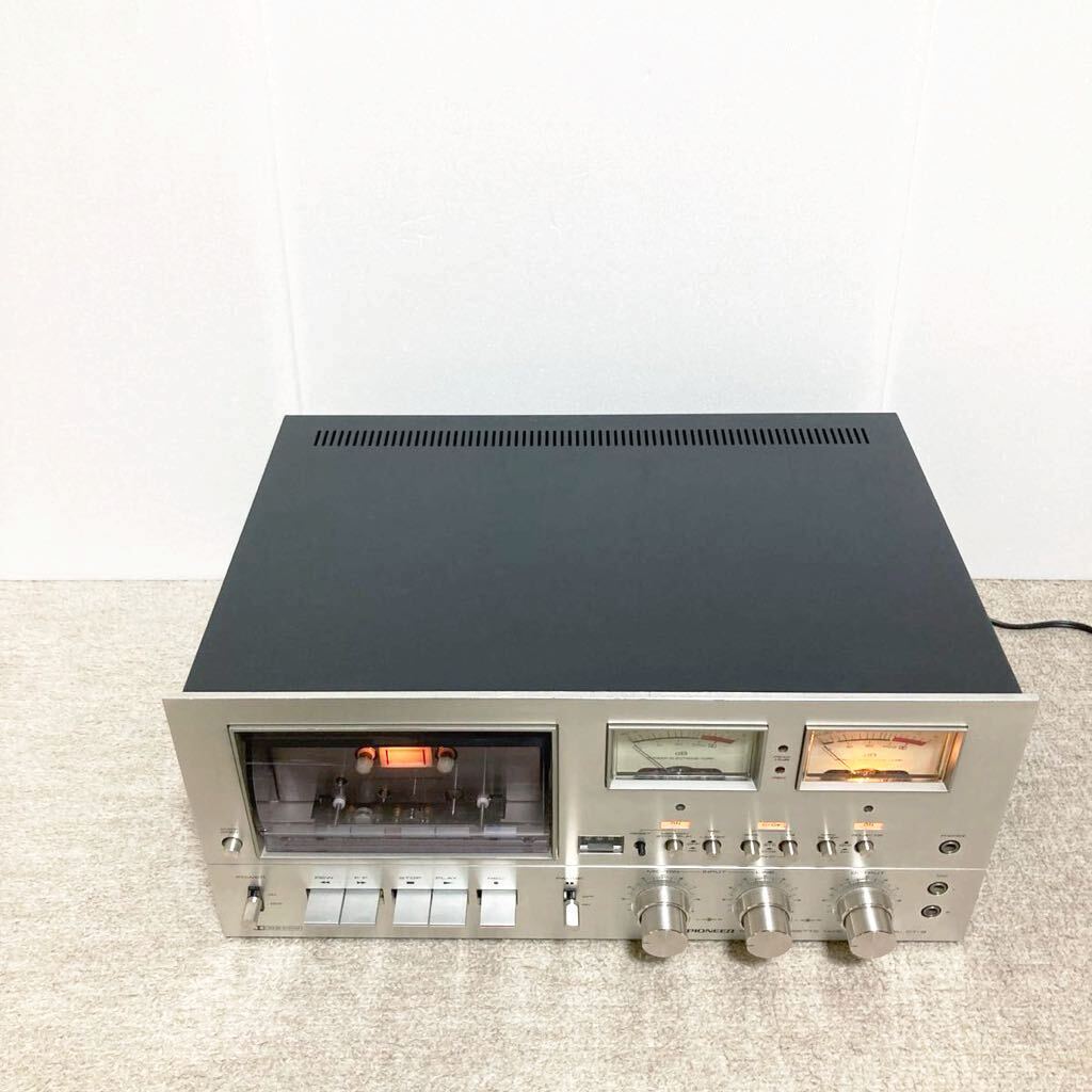 Pioneer　カセットデッキ　CT-9　音楽機材　再生確認済み　現状品_画像5