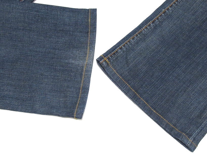 イタリア製 美品 Nudie Jeans ヌーディージーンズ BOOTCUT BARRY ORGANIC STRIKE ブーツカット ストレッチ デニムパンツ W32 メンズ_画像6