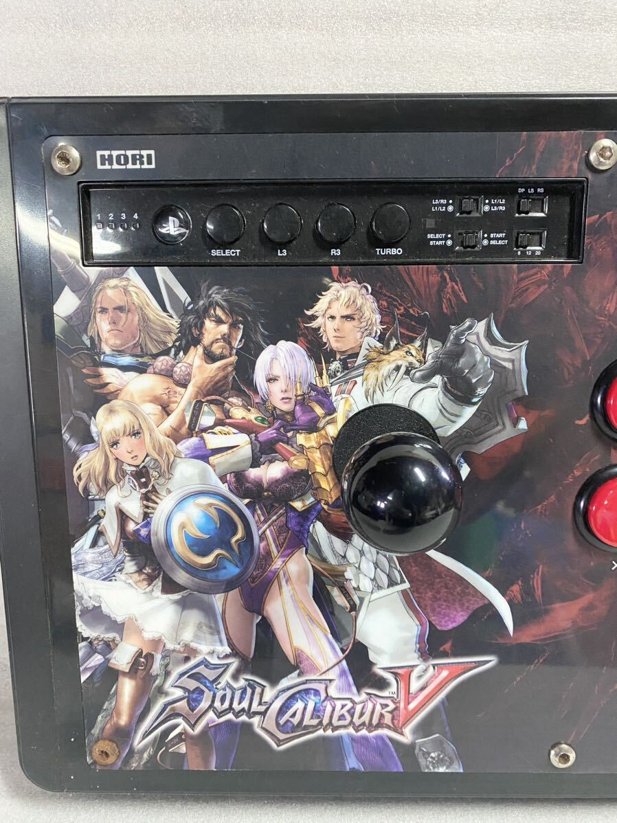 中古 HORI ホリ ソウルキャリバーV 対応スティック HP3-109 PS3専用 本格派ジョイスティック アーケード ゲーム周辺機器_画像3