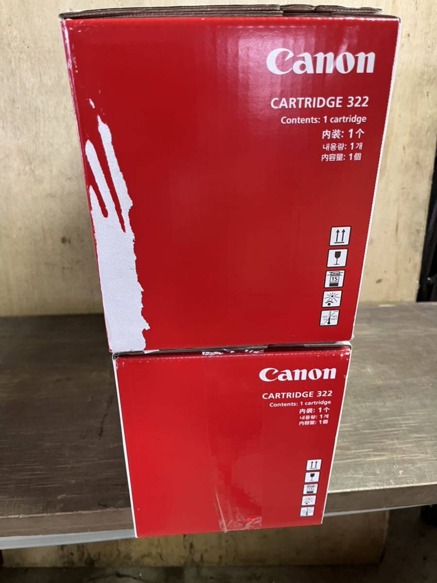 未使用 　 Canon キャノン レーザープリンター カートリッジ GENUINE Cartridge 322 マゼンタ　イエロー　2個セット_画像4