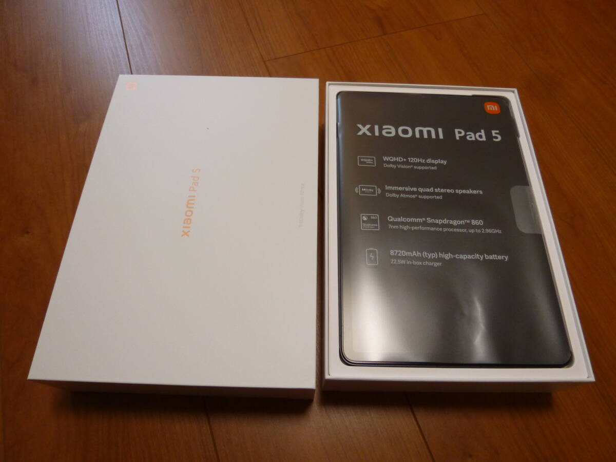 256GBモデル☆未使用に近い☆Xiaomi Pad 5 11インチ 日本版【 ケース・ガラスフィルム付】_画像1