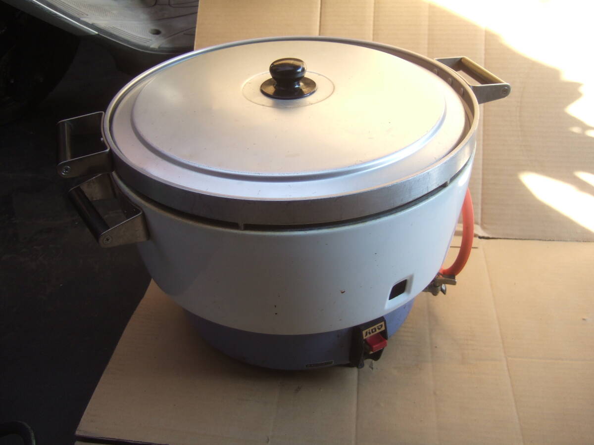 パロマプロパンガス炊飯器　３升　6L　実働_画像1