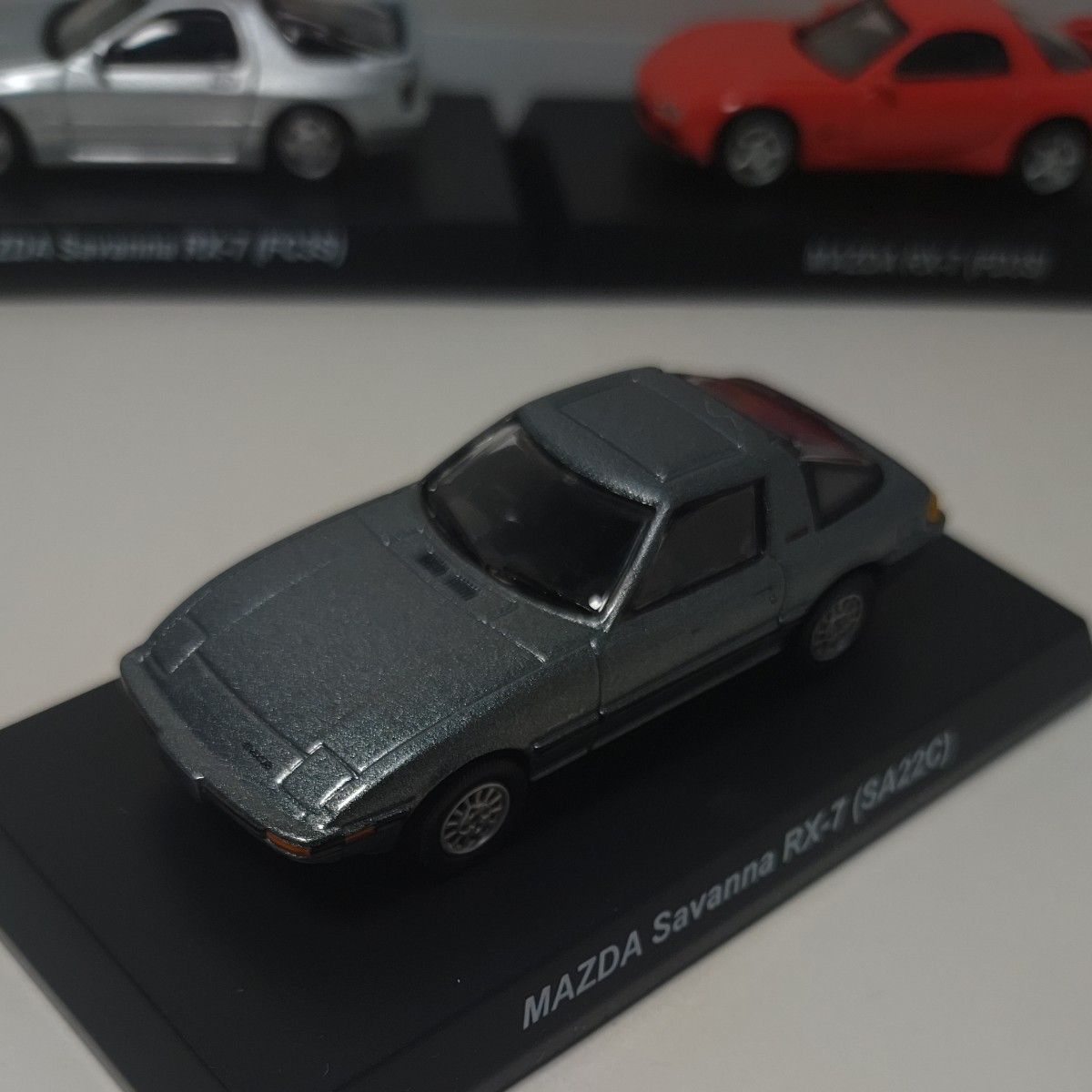 京商 1/64 マツダロータリー ミニカーコレクション【RX-7他  5台セット】