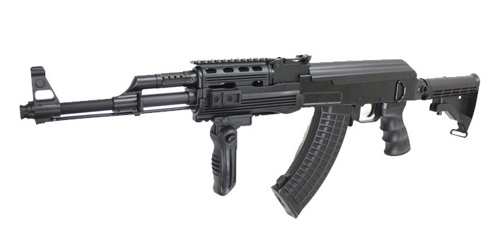 【限定！値下げ品】電動ガン CYMA CM522C AK47 タクティカル M4ストック スポーツライン【180日間安心保証つき】の画像1