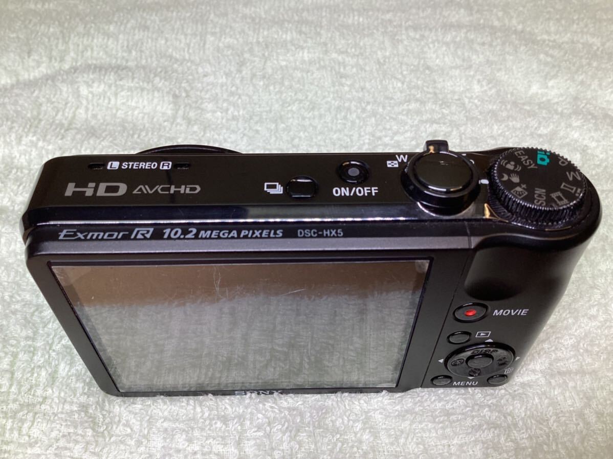 SONY ソニー Cyber-shot DSC-HX5 コンパクトデジタルカメラ ブラック サイバーショット デジカメ_画像9