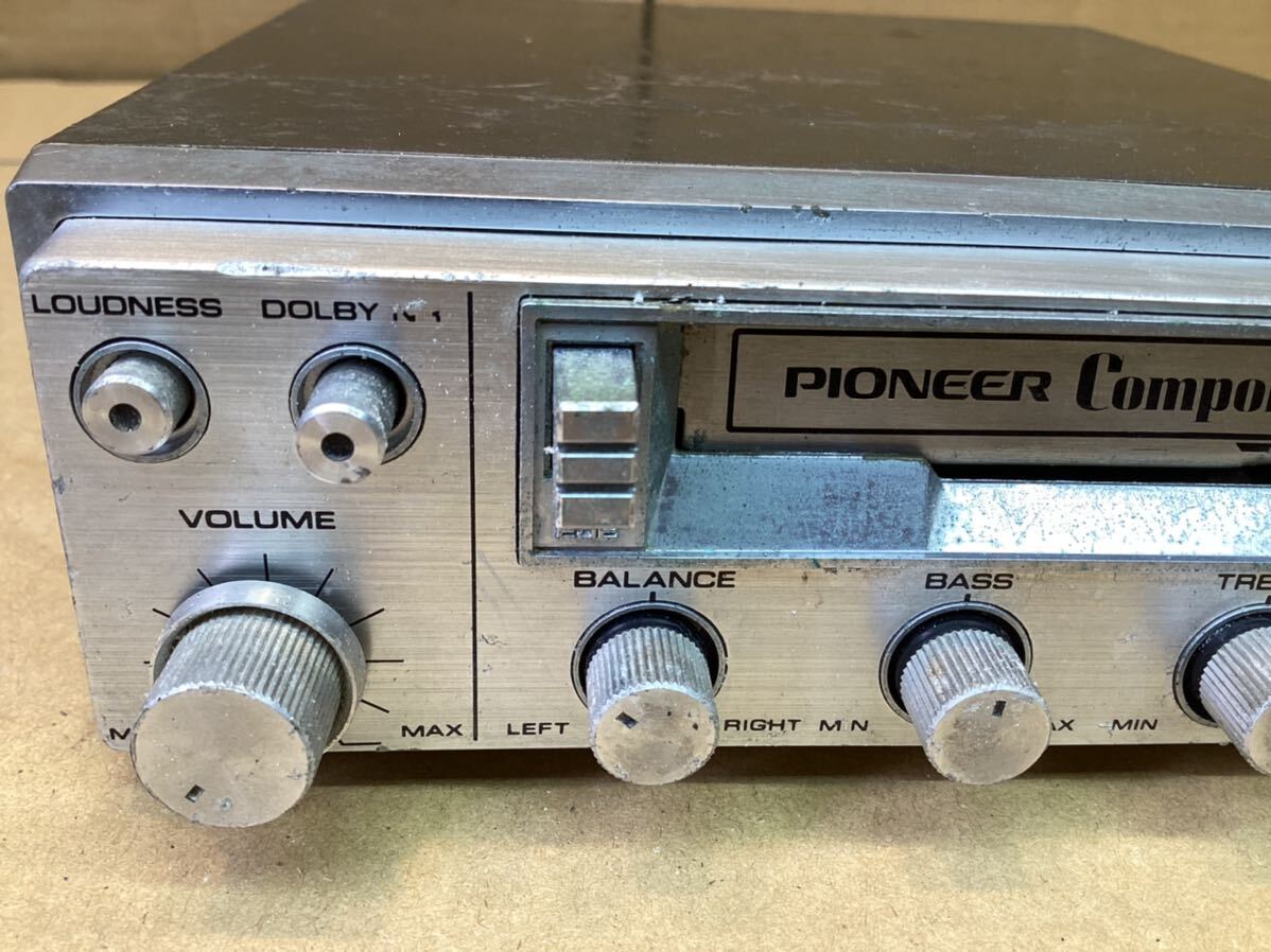 PIONEER Pioneer cassette deck KP-88G long Sam car Boy? old car car stereo long Sam that time thing Showa Retro 