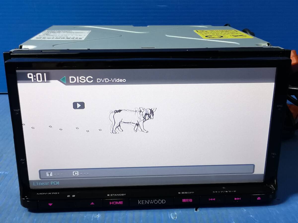 ケンウッド 彩速ナビ MDV-X701 フルセグ/CD/DVD/SD/USB ケンウッド 彩速ナビ MDV-X701 フルセグ/CD/DVD/SD/USB