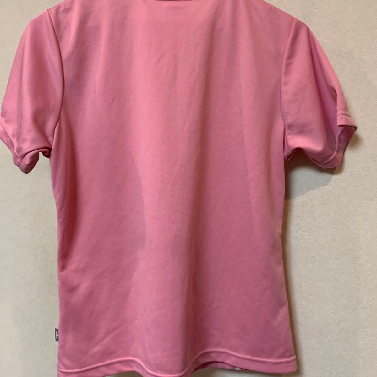 ミズノスポーツウェア ドット柄ピンクL Tシャツ 半袖