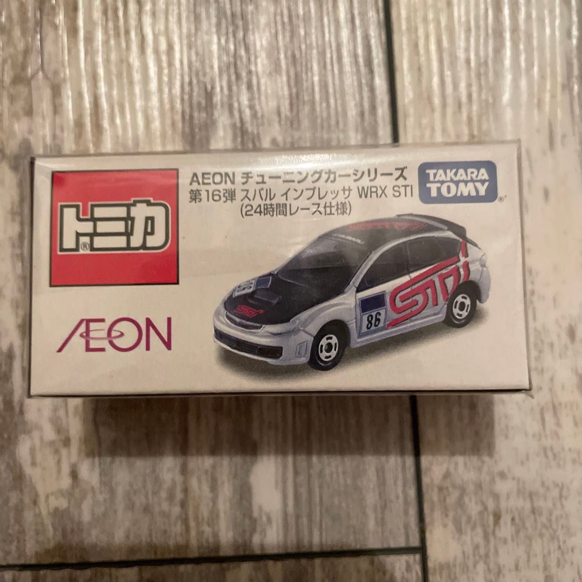 イオン限定特注トミカ AEON チューニングカーシリーズ第16弾 スバル インプレッサ WRX STI (24時間レース仕様) 