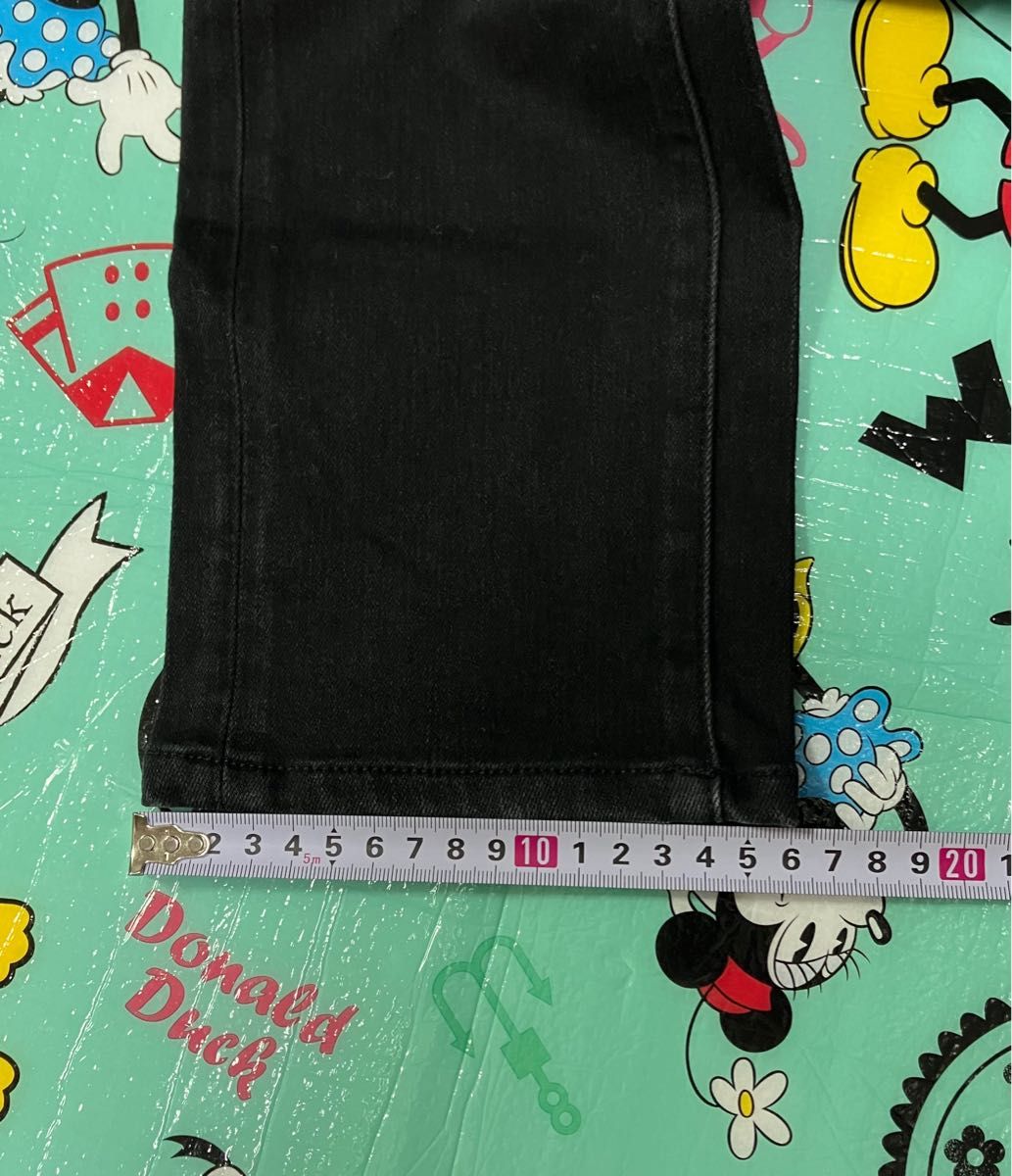 UNIQLO スキニーパンツ ストレッチ 58.5cm ブラック