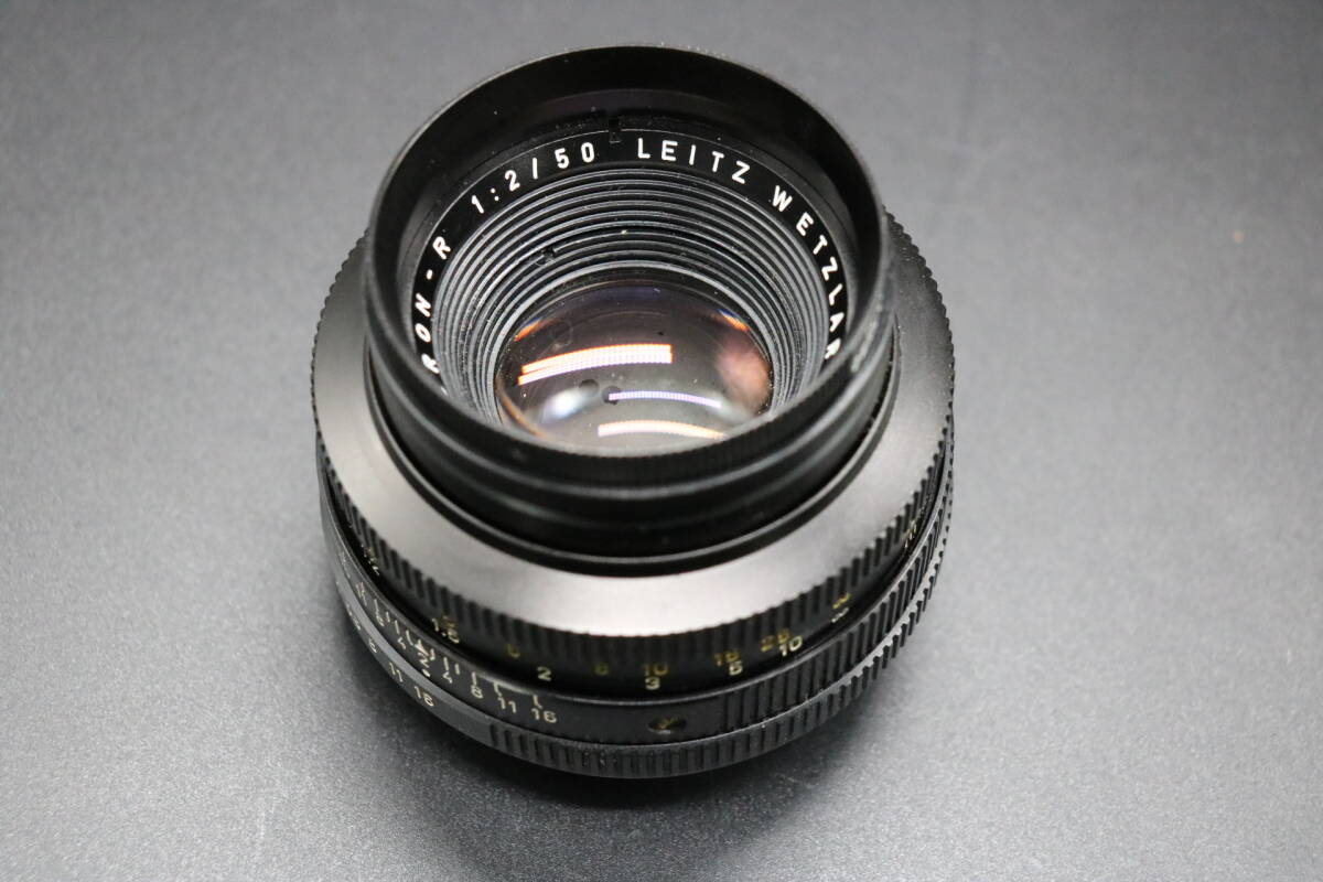 usA-565 LEICAFLEX SL/ズミクロン/SUMMICRON-R f2 50mm/ライカRマウント/現状品/保管品_画像10