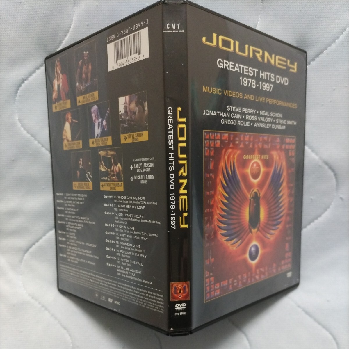 値下DVD WBCテーマ曲収録JOURNEY/ジャーニー オールヒット曲ライヴ+プロモ【グレイテスト ヒッツ DVD 1978-1997】_画像3