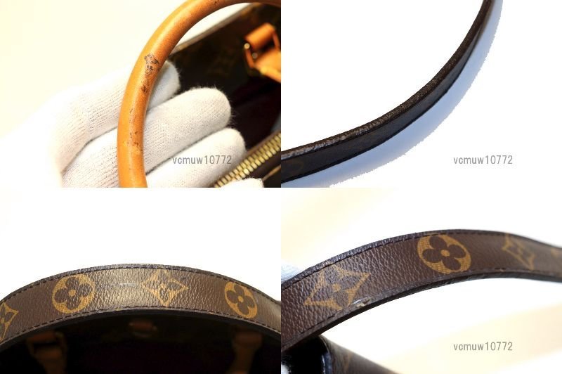 近年モデル希少美中古■LOUIS VUITTON モノグラム モンテーニュBB レザー 2way ハンドバッグ ルイヴィトン■0229uu777-4_画像9