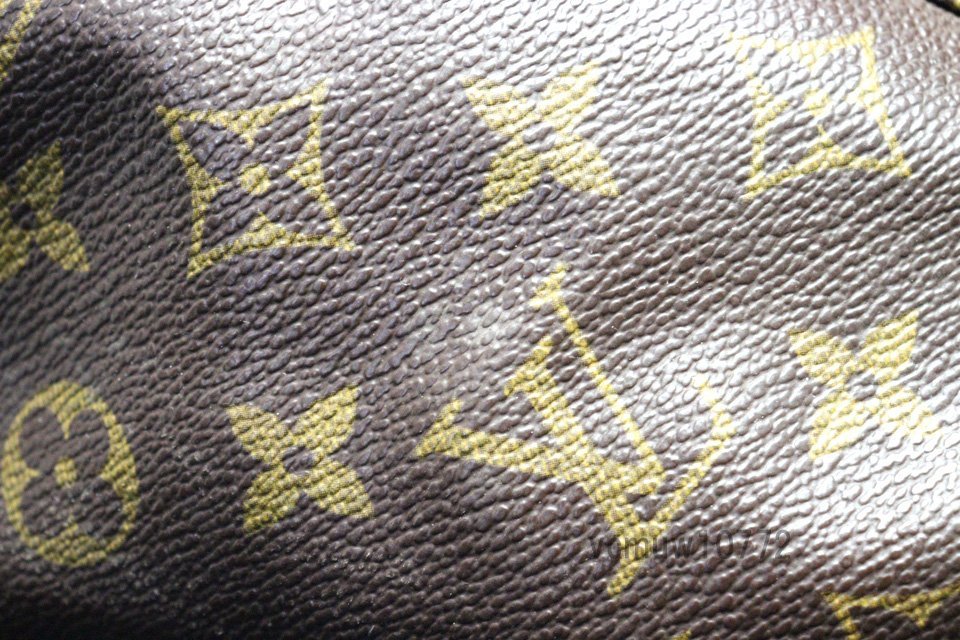 希少美中古■LOUIS VUITTON モノグラム モンスリGM レザー リュックサック バックパック ルイヴィトン■0229rb15762_画像9