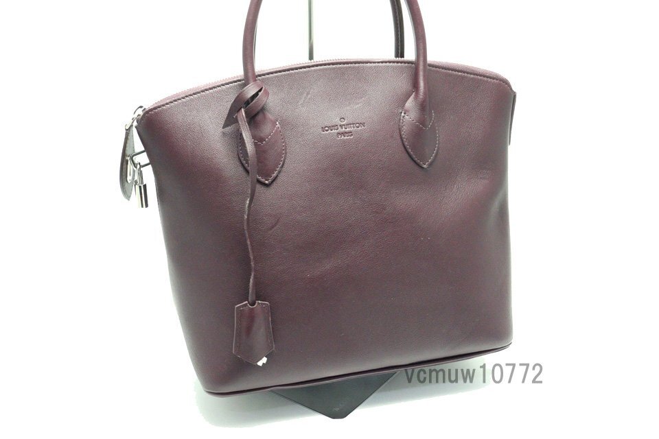 近年モデル希少美中古■LOUIS VUITTON パルナセア ロックイットMM レザー ハンドバッグ ルイヴィトン■0307ff782-1_画像4