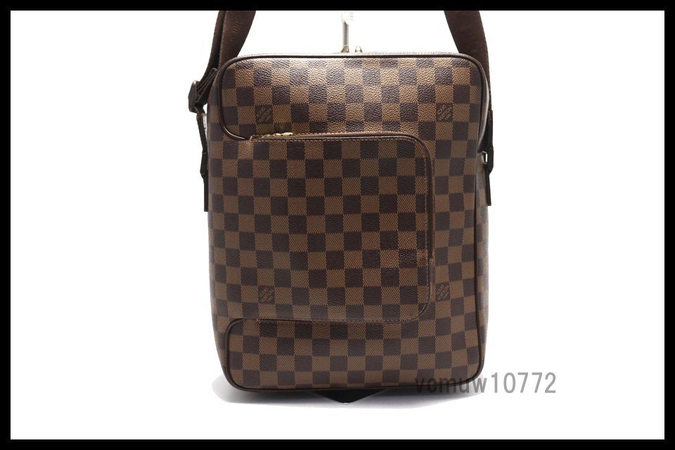 希少美中古■LOUIS VUITTON ダミエ アベス レザー ショルダーバッグ ルイヴィトン■0307ao250-5K_画像1