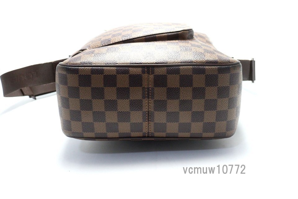 希少美中古■LOUIS VUITTON ダミエ アベス レザー ショルダーバッグ ルイヴィトン■0307ao250-5K_画像3