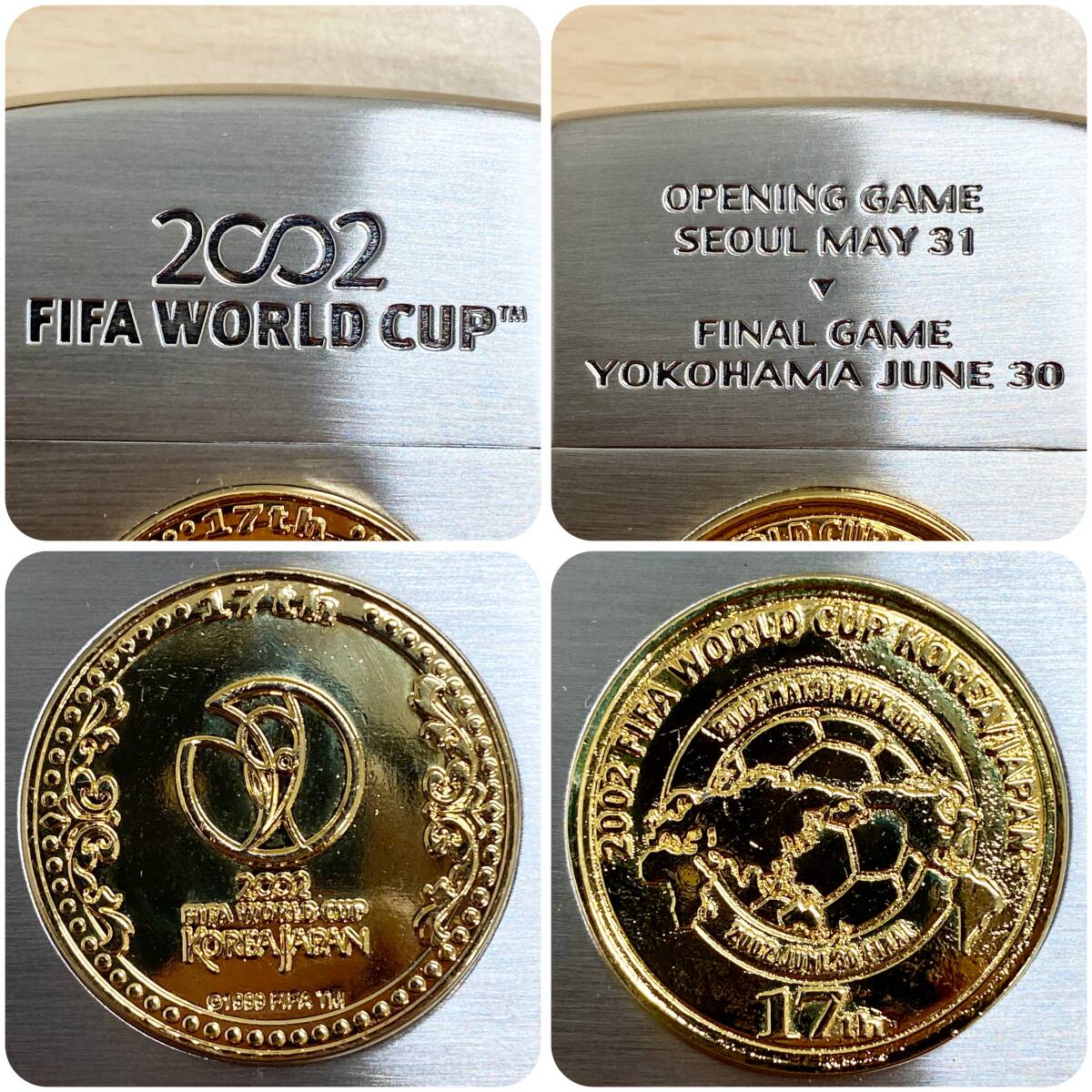 【未着火】 zippo ライター 01 I 2002 FIFA WORLD CUP 韓国 日本 限定品 2001年製 未使用 火花のみ確認済み 喫煙具 喫煙グッズ 保管品_画像5