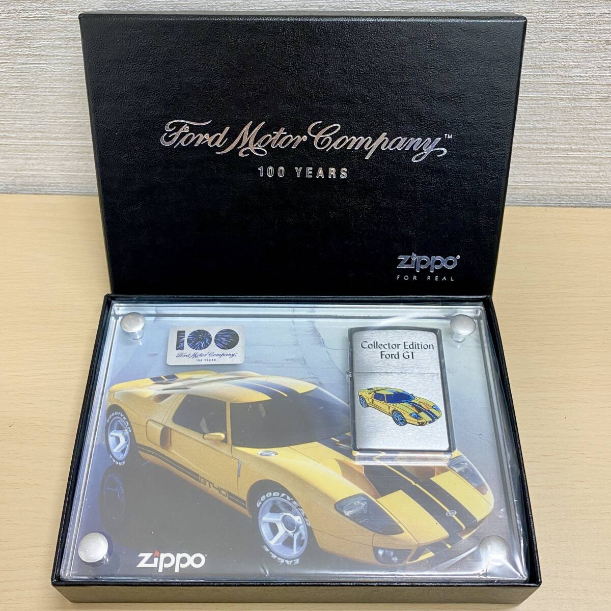 【未使用】2点 zippo Collector Edition 1964 1/2 Mustang / Ford GT マスタング ジーティー フォード 100周年記念 USA まとめて 喫煙具_画像3