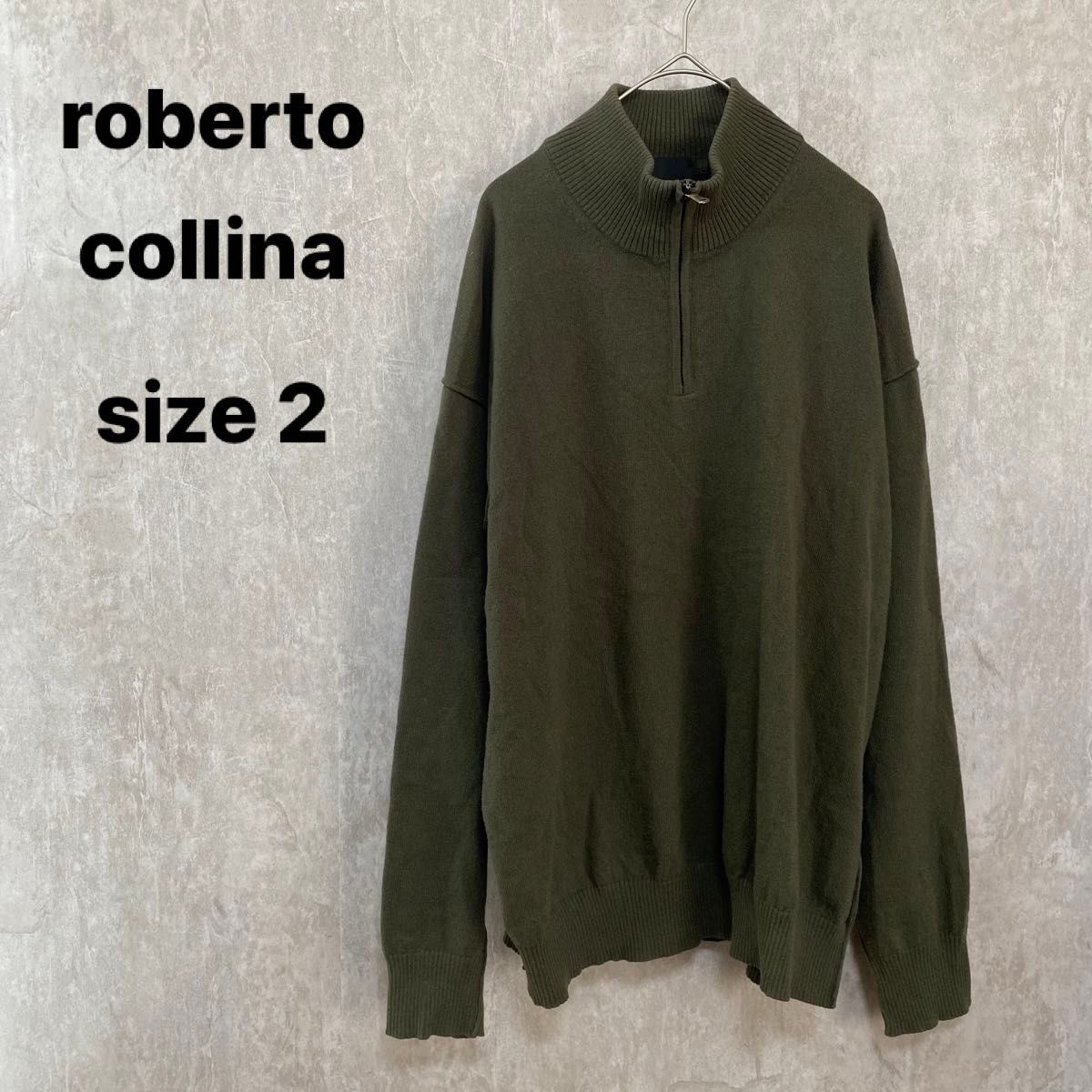 roberto collina ハーフジップニット ロベルトコリーナ サイズ2  セーター