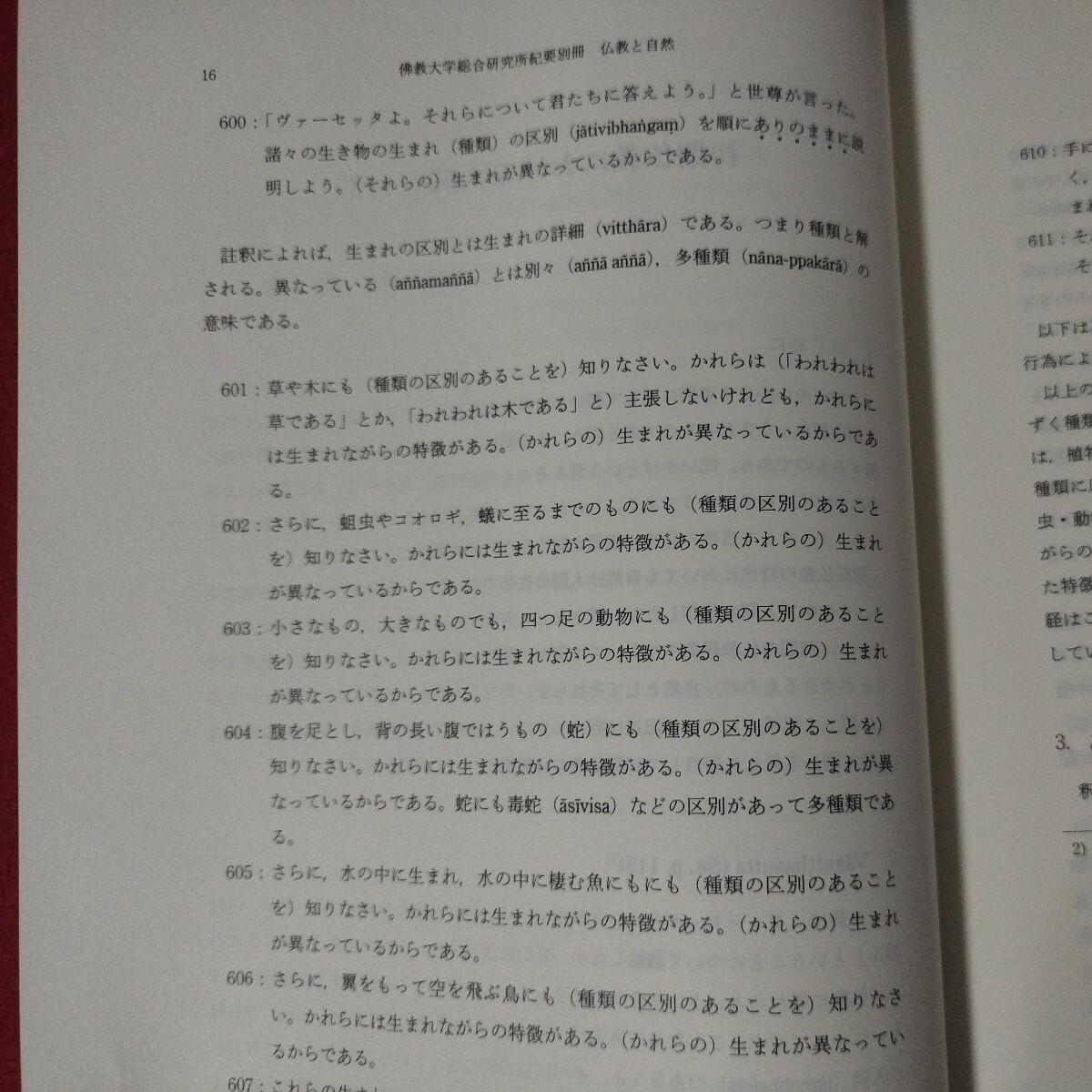 仏教と自然 仏教大学総合研究所 仏教 除籍本 検）仏陀浄土真宗浄土宗真言宗天台宗日蓮宗空海親鸞法然密教禅宗 古書和書古文書写本OE_画像7