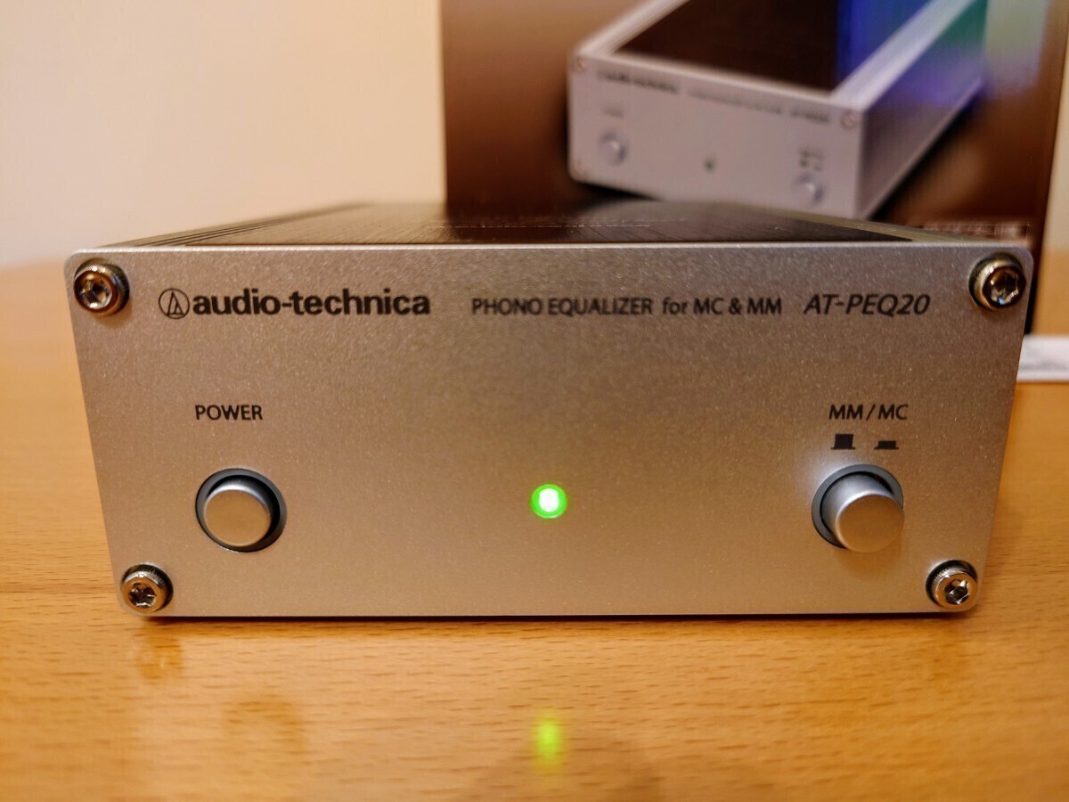 使用少美品 audio-technica AT-PEQ20 MM/MCカートリッジ フォノイコライザー の画像2