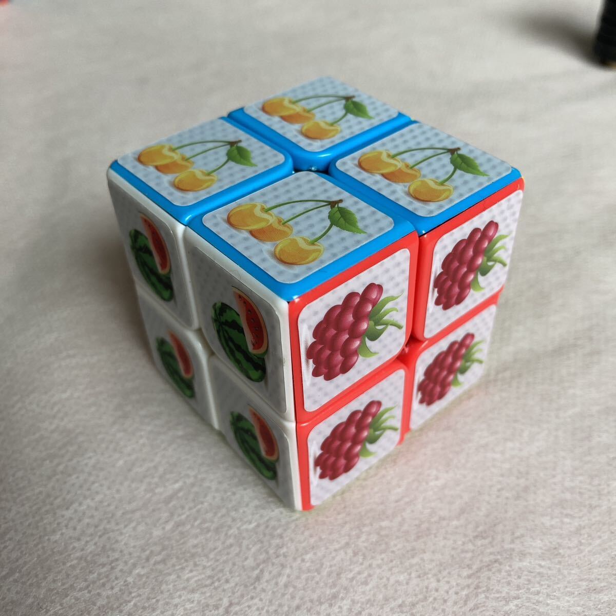 ルービックキューブ キューブ 柄CUBE 知育玩具 大人 子供 おもちゃ 能力訓練 パズル 可愛い 認知症予防 軽量 コンパクト 2×2 3×3 2個