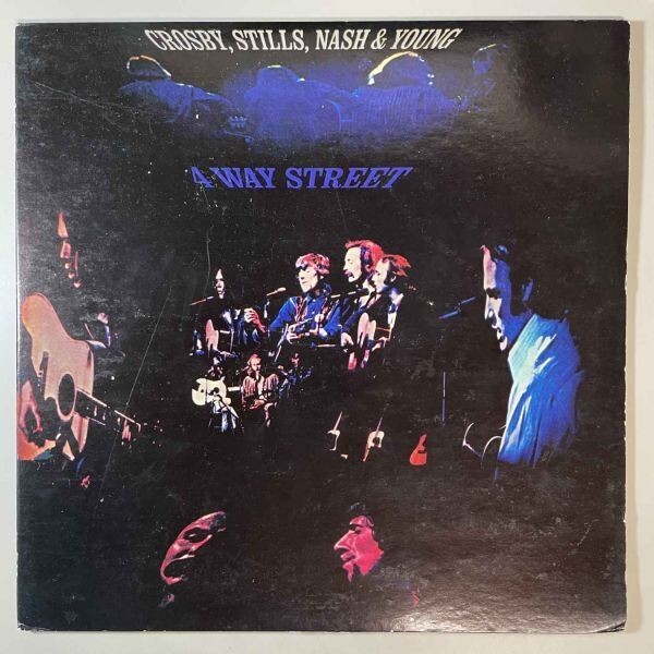 37123★良盤【日本盤】 Crosby Stills Nash & Young / 4 Way Street ※サイン色紙付 ・２枚組の画像1