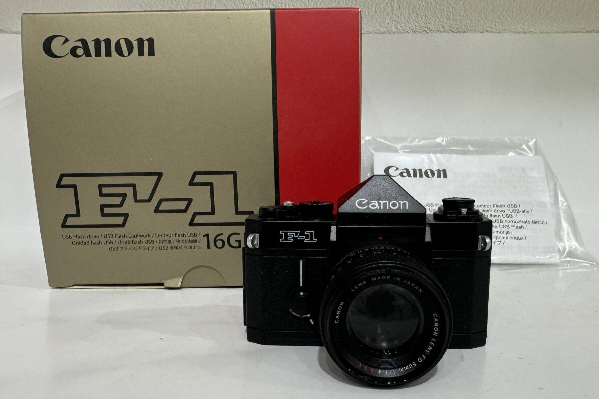キヤノン Canon F-1 ミニチュアカメラ型USBメモリ 16GB 数量限定発売品　未使用_画像1