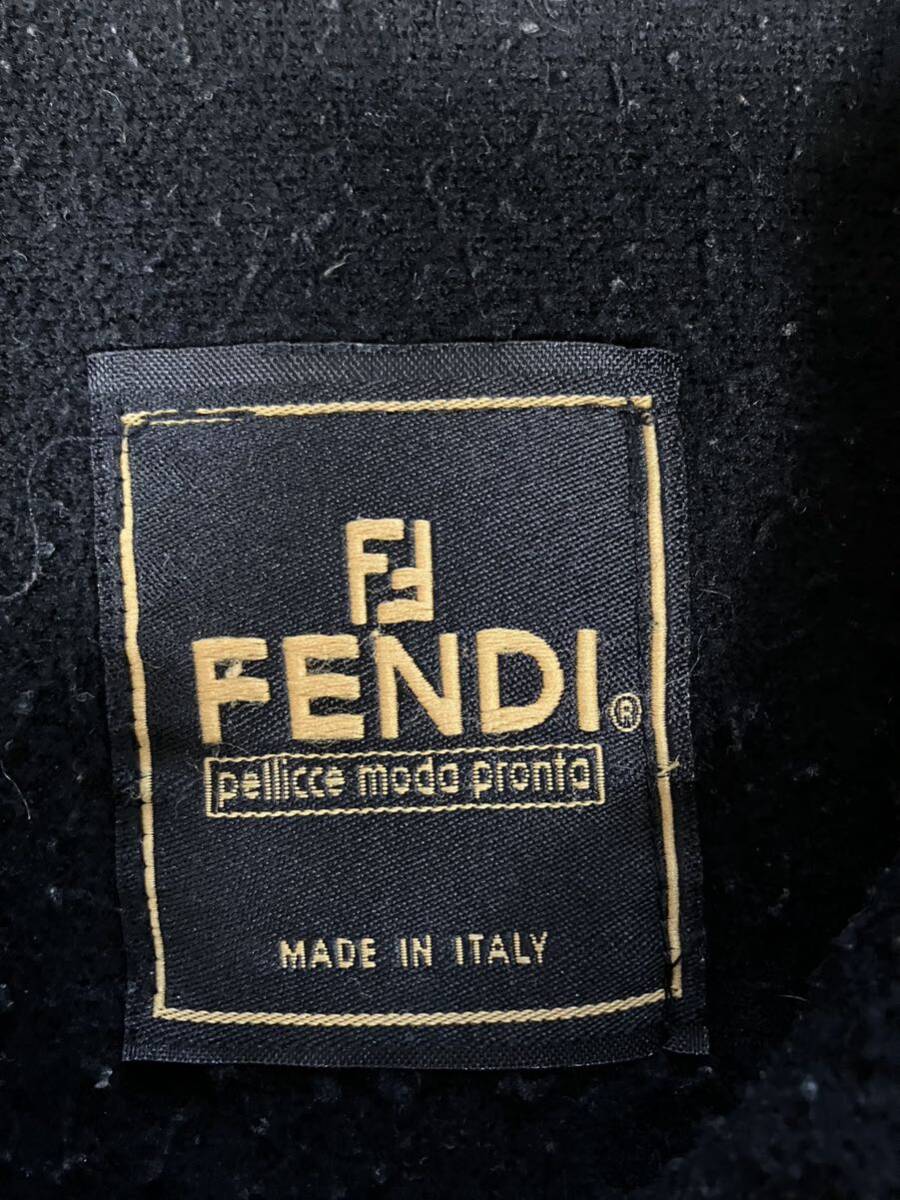 80s OLD FENDI ナイロン×フリース ジャケット デナリ イタリア製 フェンディ ズッカ柄 ヴィンテージ vintage 90sの画像3