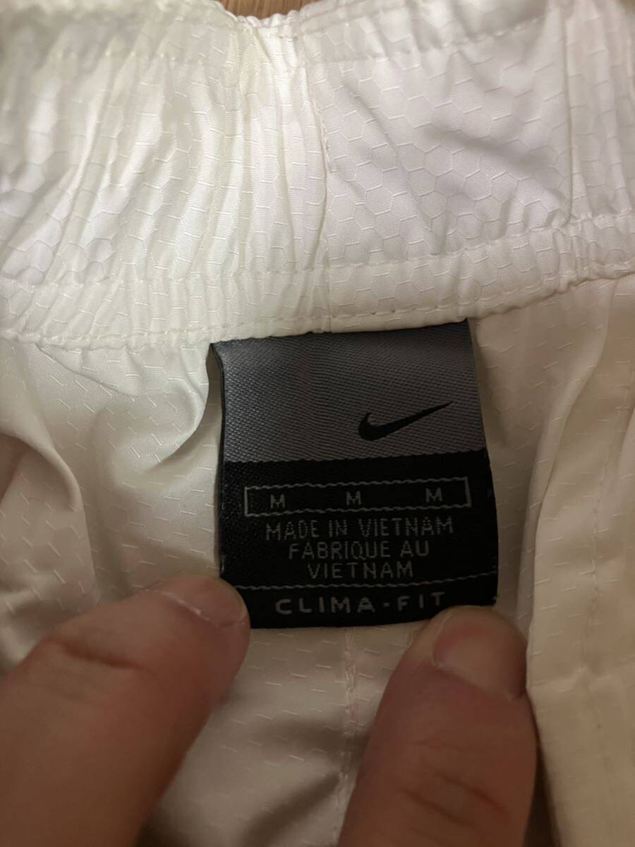 00s NIKE ナイキ CLIMA FIT y2k 2way テック  tech ナイロンパンツ リフレクター付 ホワイト ヴィンテージ vintage USAの画像3