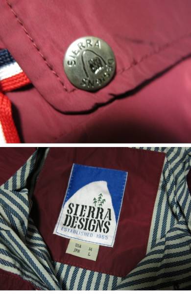  unused Sierra Design SIERRA DESIGNS * nylon the best L red group 