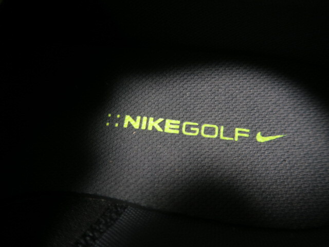 美品【ナイキ/NIKE GOLF】エア ライバル 4 ゴルフシューズ 26.5cm 818729 軽量 全天候型 Nike Better World グレー系の画像9