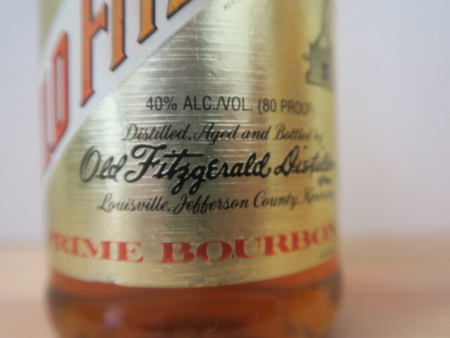 古酒 未開栓 超希少 OLD FITZGERALD オールドフィッツジェラルド バーボン ウイスキーPrime Bourbon 旧ラベル 旧ボトル 750ml 40%の画像6