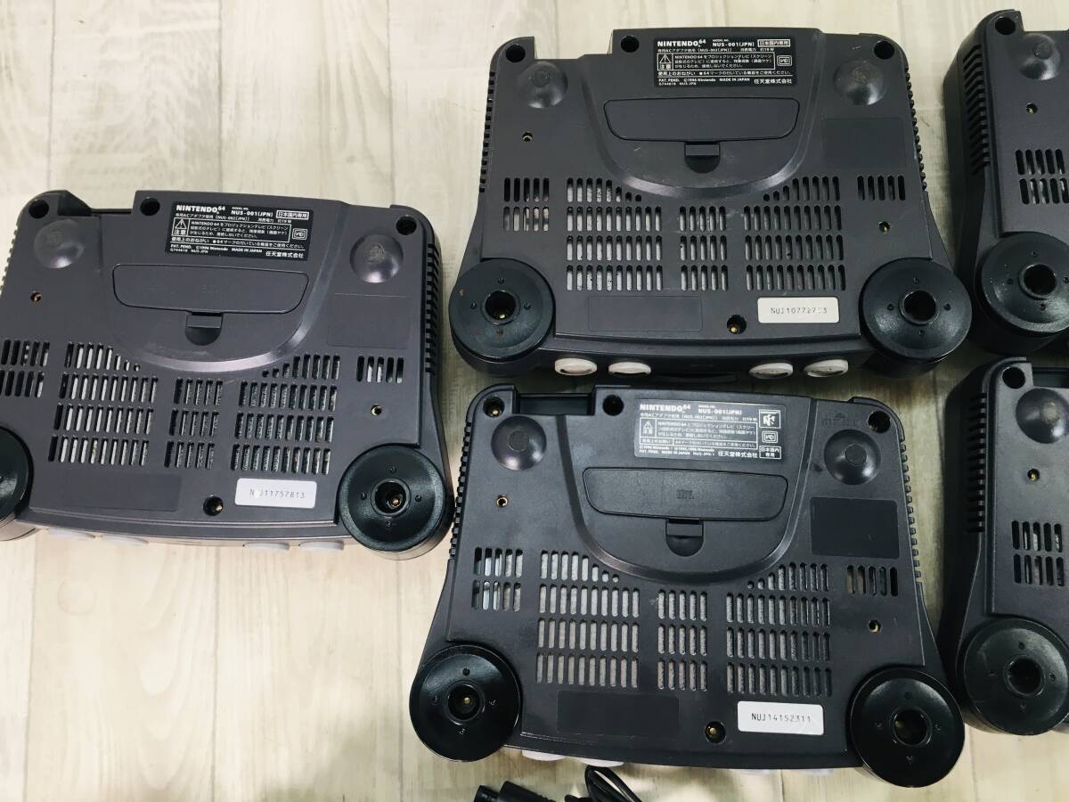 ★★ジャンク N64 本体 5台＋コントローラー まとめ売り 同梱不可_画像6